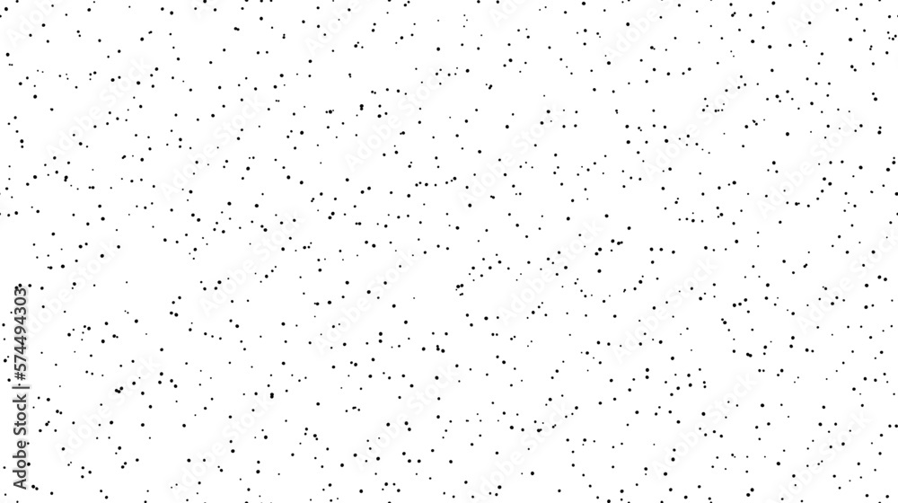 Poster Seamless dotted pattern. Noise grain repeating background texture. Particles, splashes, drops, dots wallpaper. Vector backdrop