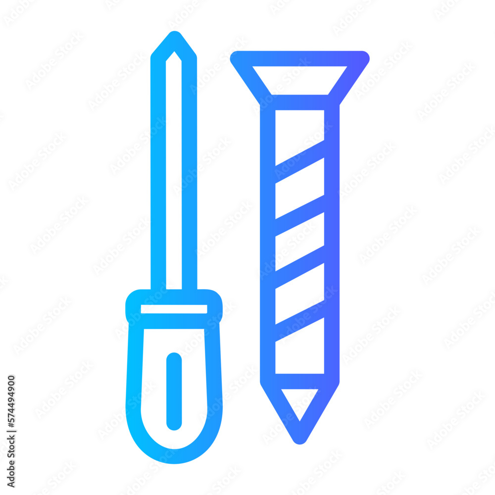 Poster construction and tools icon 