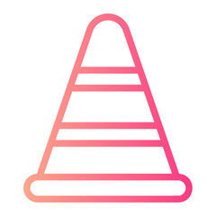 traffic cone icon 