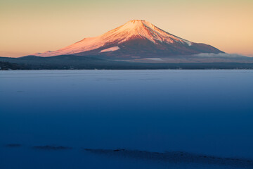 Japan, Snow, Mt.Fuji, Winter, Lake
