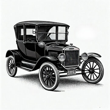 Generative AI Takes a Joyride in a Vintage Classic: The Iconic Ford Model T. 