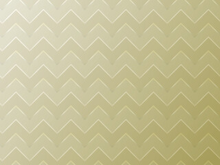 ゴールドのギザギザの背景、シェブロンストライプのおしゃれな模様