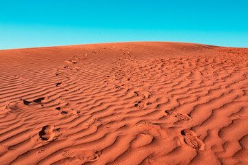 sand dunes in the desert
