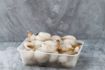 Frozen Raw Peeled Deveined Tail on White Tiger Shrimp