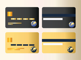 Credit Card Vector, Debit Card Vector