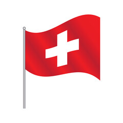 Switzerland flag images illustration
