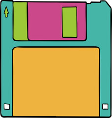 Floppy disk illustration