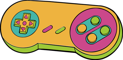 Game controller illustration © Peterdraw