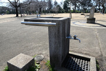 杉並区柏の宮公園にある手洗い場