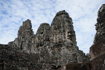 Fototapeta premium Bayon Temple exterior in the morning