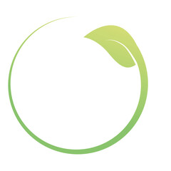 Illustration of green flowering plants and leaves