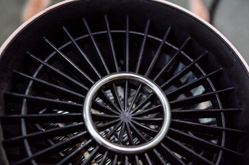 industrial fan close up