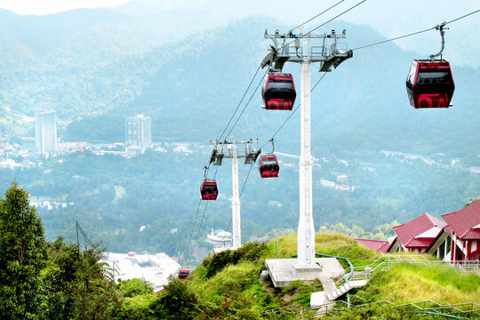 panoramic view genting highland , malaysia.