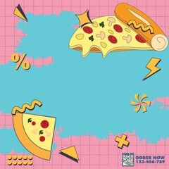 SOCIAL MEDIA POSTER AND BANNER PIZZA TIME