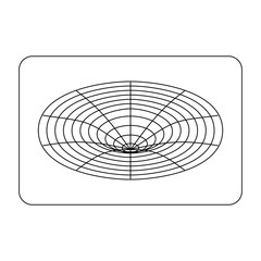 illustration of a gravitation plate symbol