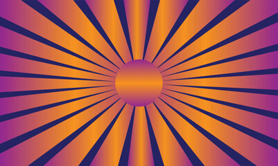 Colorful sunburst background on vector format.