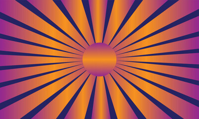 Obraz premium Colorful sunburst background on vector format.