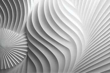 Contemporary White and Grey Line Pattern for Modern Backgrounds and Textures, generative ai