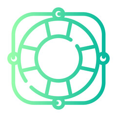 lifebouy gradient icon