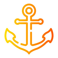 anchor gradient icon