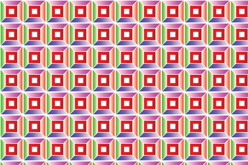 simple abstract 3d square repeat pattern texture.