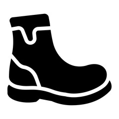 boots glyph icon