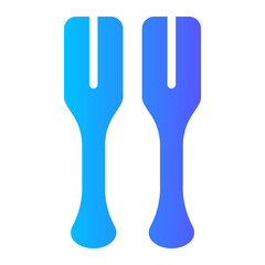 Fototapeta premium oars gradient icon