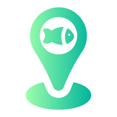 location gradient icon