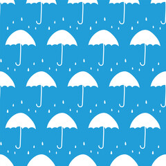 Fototapeta na wymiar Seamless Surface Pattern Design, Rain Art for Home Textiles Dress Sweater Scarf Bedding Mats and Packaging 