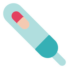 Thermometer flat icon