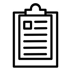 Patient data outline icon