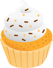 Cupcakes picnics food illustration