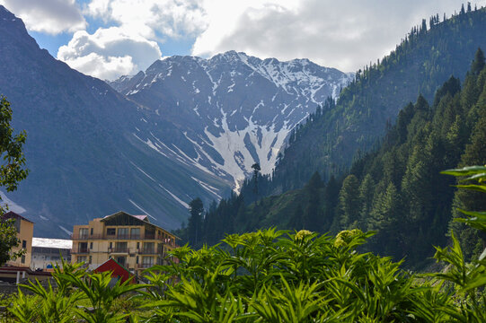 swiss alpine village