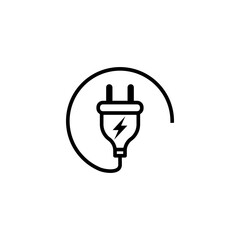 plug cable icon vector design templates