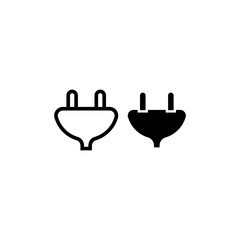 plug cable icon vector design templates