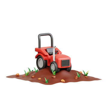 Farm Agriculture 3D Icon