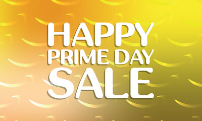 happy prime day sale . Design suitable for greeting card poster and banner