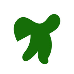 Green Abstract Shapes Decor 