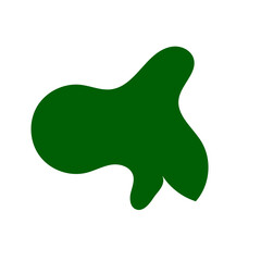 Green Abstract Shapes Decor 