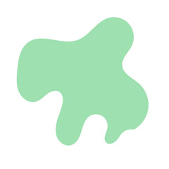 Green Abstract Shapes Decor 