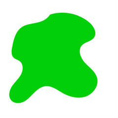 Green Abstract Shapes Decor 