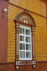 wooden slavic window 