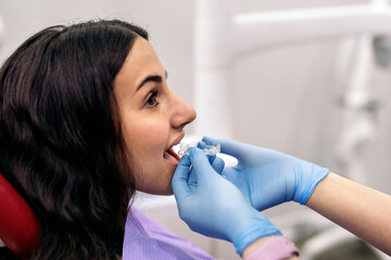 Young Woman in the Dentist