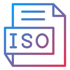 Vector Design ISO Icon Style