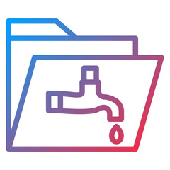 Vector Design Data Leak Icon Style