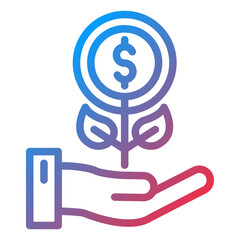 Vector Design Investment Icon Style