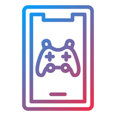 Vector Design Mobile Gaming Icon Style