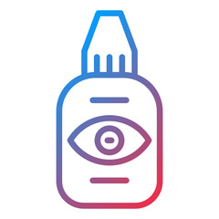 Vector Design Eye Drop Icon Style