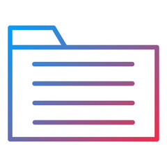 Fototapeta premium Vector Design Folder Icon Style