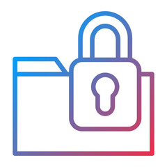 Vector Design Data Protection Icon Style